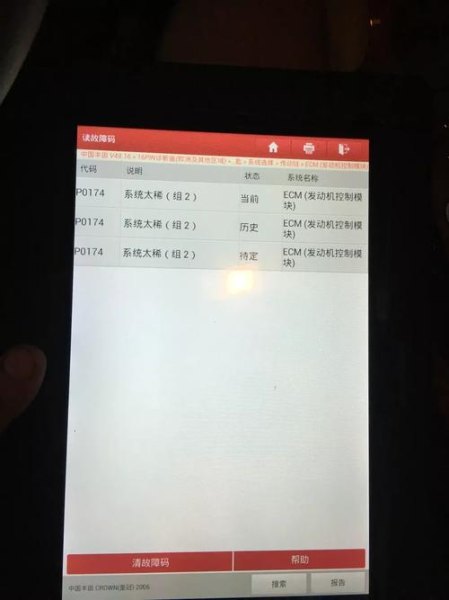 故障故障码P0365什么问题