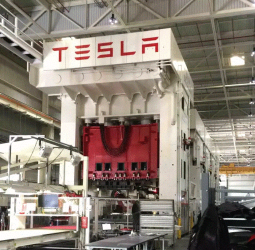 特斯拉上海工厂冲压机是多少吨? 特斯拉上海工厂冲压机是多少吨?