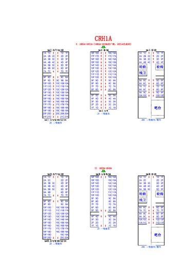 高铁车厢商务座位分布图 高铁车厢商务座位分布图