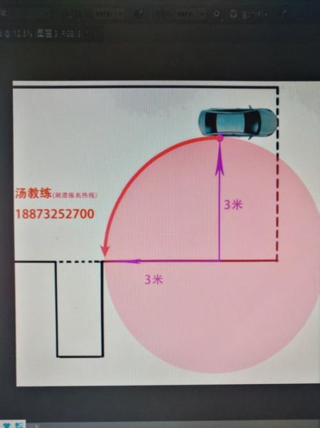 科目二倒库停止线是多少米？