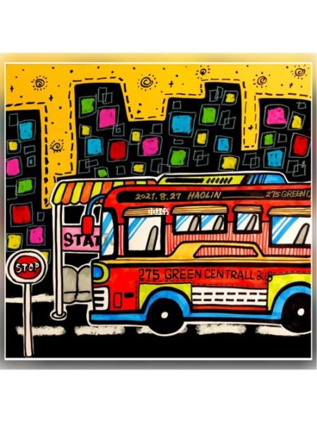 五年级大巴车画画的步骤? 五年级大巴车画画的步骤?