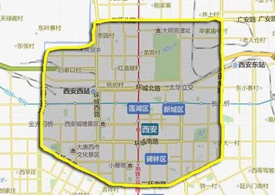 西安西三环限行区域？