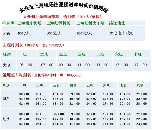 上海虹桥机场大巴时刻表及线路？