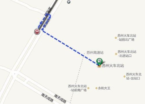 苏州汽车北站离苏州北站(火车站)有多远。怎么坐公交？