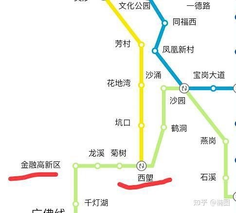 广州地铁14号线荷塘下站到广佛线金融高新区站经过哪些站？