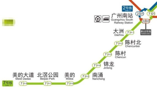 广州地铁7号线到南站了吗？