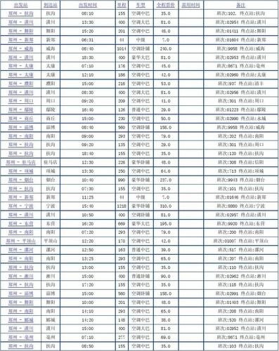 汽车时刻表怎么查？