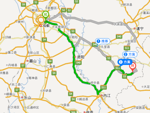 在成都那里坐车回安岳？