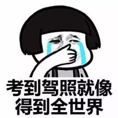 你考驾照的时候，有什么特殊经历吗？