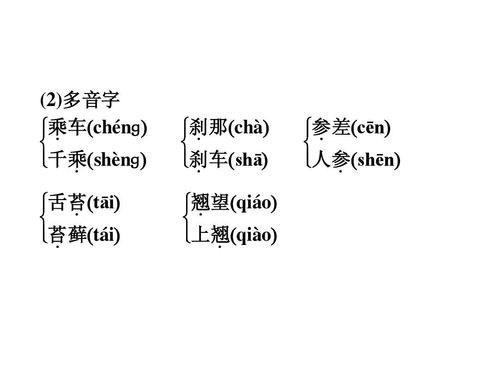 乘有什么多音字？