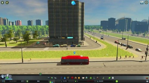 城市天际线城际公交站怎么不来车？