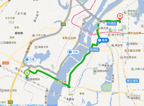 南昌火车站和长途汽车站离得远吗？