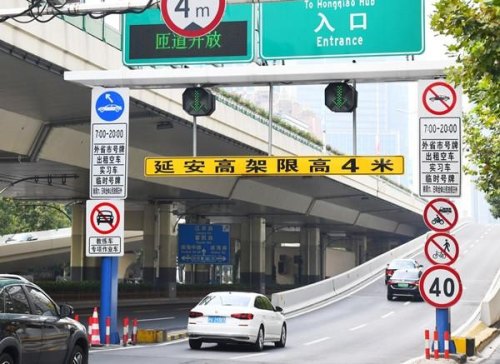高架限行是指入时间还是出的时间？