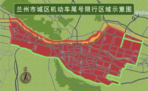 兰州市有哪些限行道路? 兰州市有哪些限行道路?