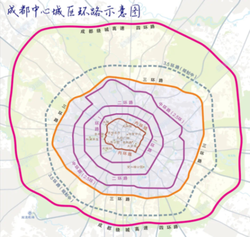 成都一共有几环啊？