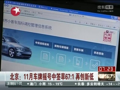 北京摇车号查询官网？
