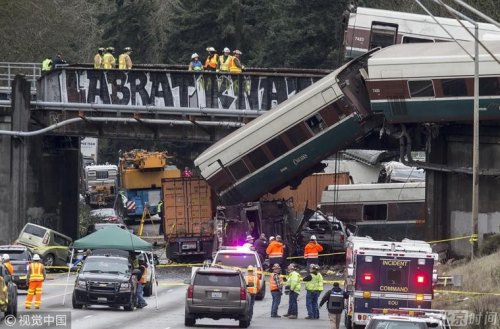 美国火车脱轨造成6死，美国铁路交通现在有多落后？