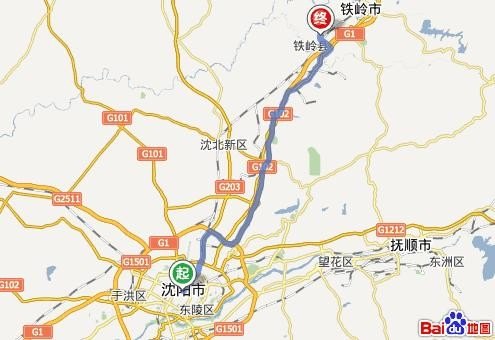 沈阳到铁岭要多长时间? 在沈阳哪里坐车? 给个具体位置？