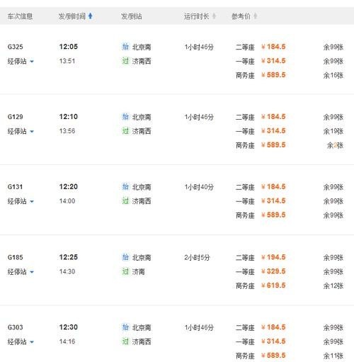 北京到山东高铁几个小时? 北京到山东高铁几个小时?