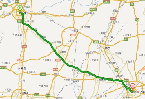 济南到石家庄多少公里? 济南到石家庄多少公里?