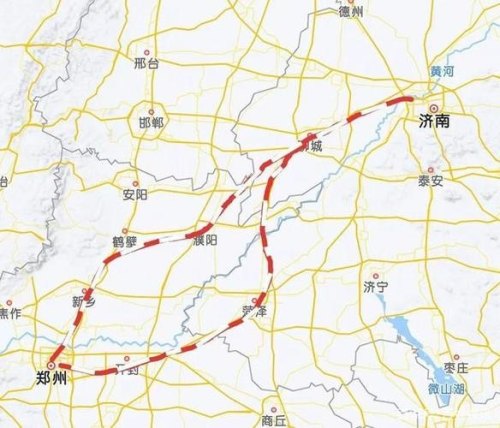郑济高铁经过哪些城市？