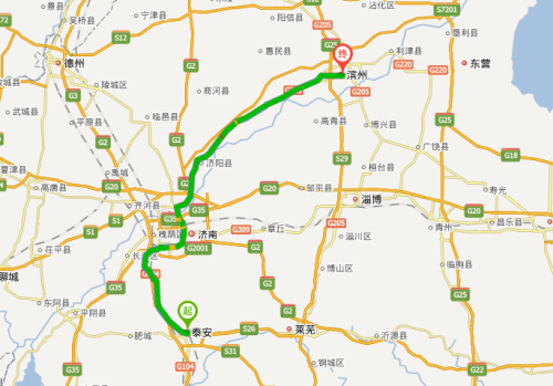 泰安到滨州的高铁有吗？