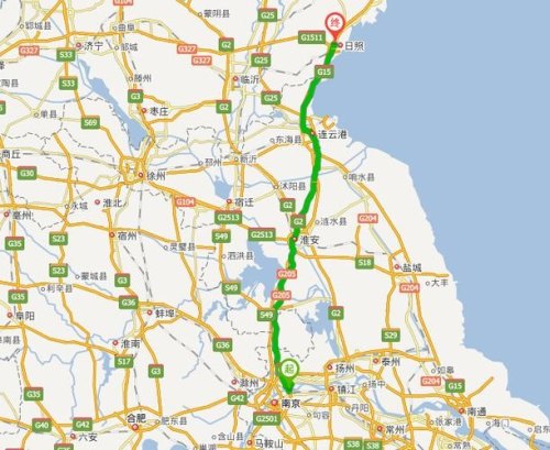 南京到山东日照自驾游路线？