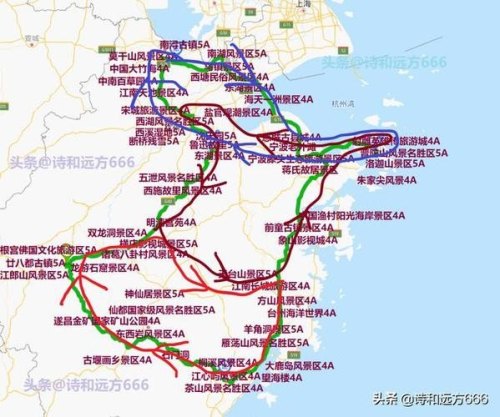 天津去浙江自驾游四天的时间，如何规划旅游？