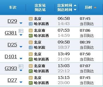 2021年北京到哈尔滨动车取消了吗？