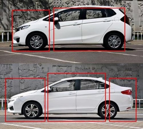 2厢车跟3厢车的区别长度？