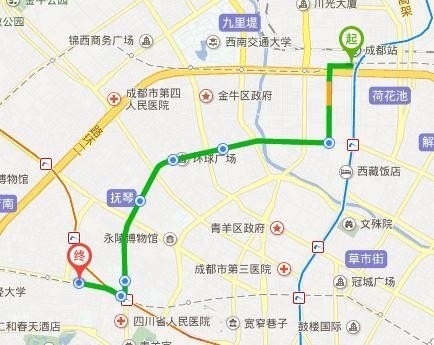 成都四个火车站距离都有多远？