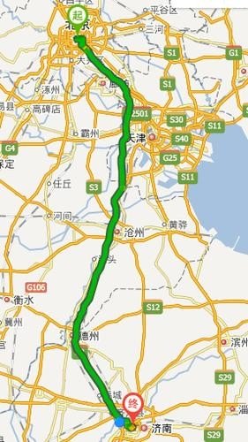 济南到北京约多少远？