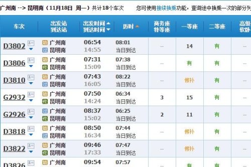 广州南至昆明南要经过哪些站? 广州南至昆明南要经过哪些站?
