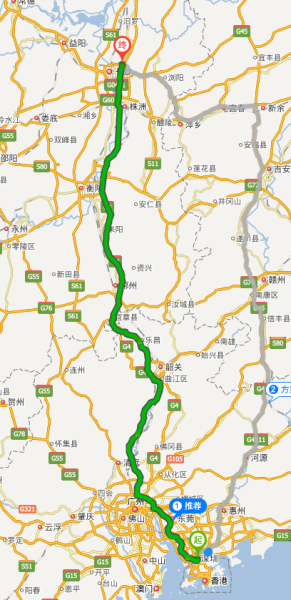 湖南到深圳有多少公里距离? 湖南到深圳有多少公里距离?