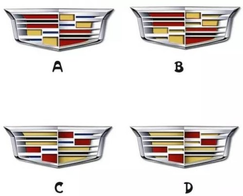 吉利和凯迪拉克车标区别？