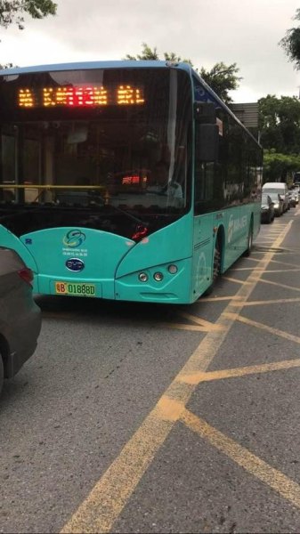 深圳公交站违停首次免罚