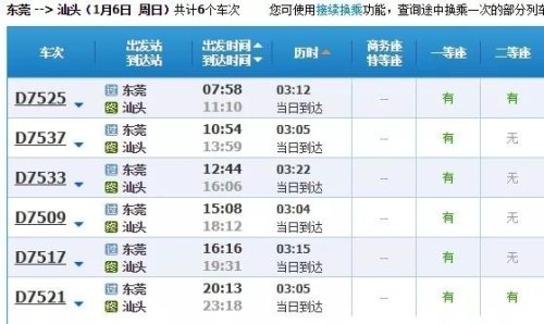 东莞如何坐高铁到汕头？