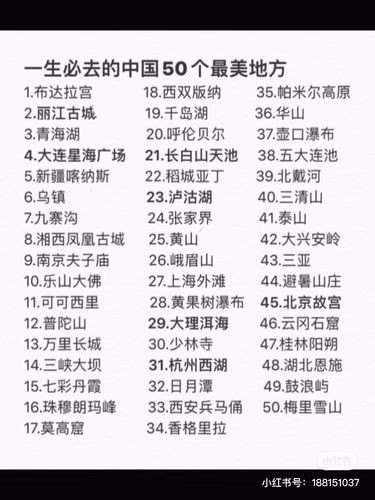 你认为中国人必须去的十大旅游景点是什么地方？