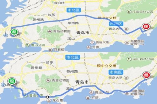 青岛自驾游带孩子一天最佳路线？