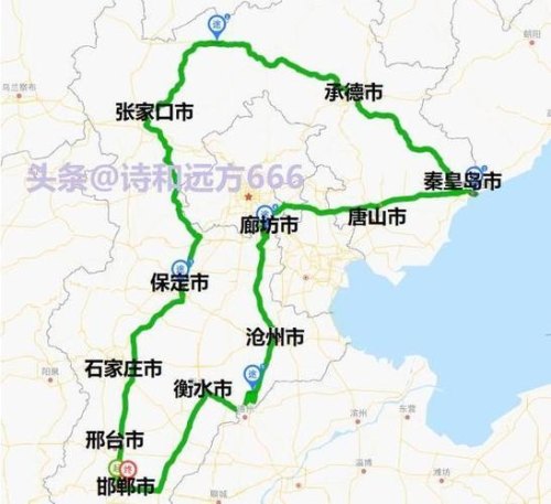 春节期间，计划以保定为起点完成7天自驾游，有哪些路线值得推荐？