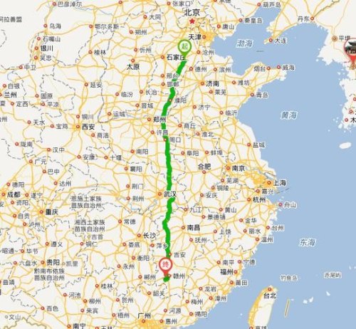 江西到河北要几天？