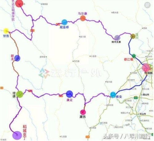 武汉出发川西自驾游最佳路线？