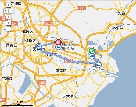 天津滨海机场到天津高铁站做地铁怎么走？