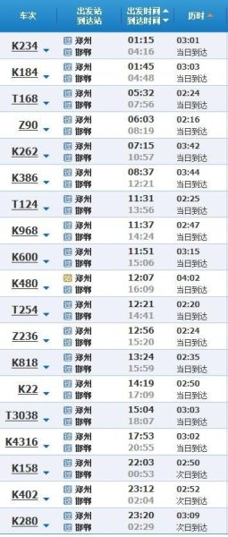 郑州到信阳高铁多久能到？