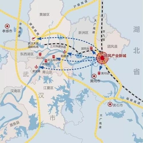 黄州与团风只隔二十多公里路，何时能融城建设大市区？