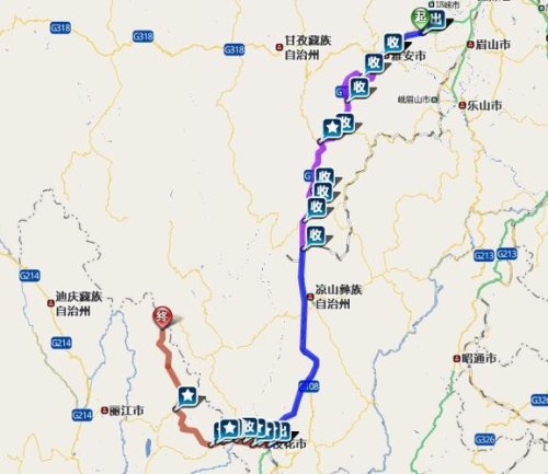 攀枝花到昆明自驾游沿途景点？