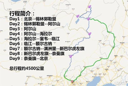 安徽到内蒙自驾游最佳路线？