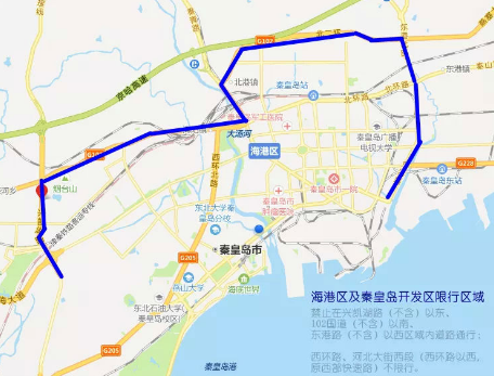 秦皇岛拍限行路口有哪些
