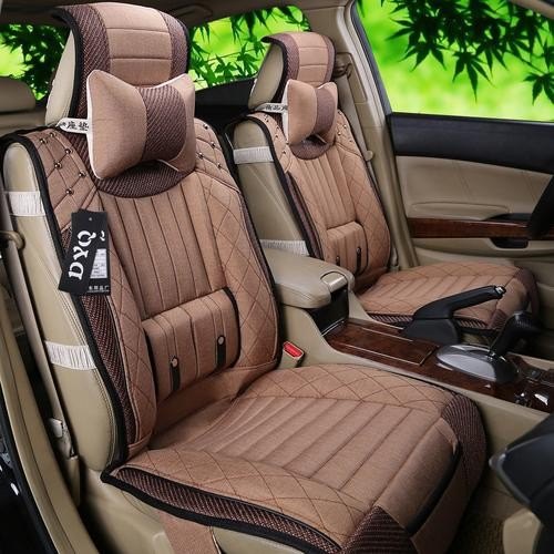 汽车亚麻座垫自己怎么洗？