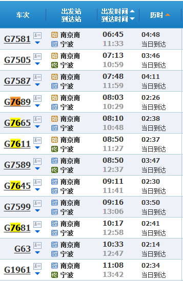 宁波到南京乘高铁经过哪些站? 宁波到南京乘高铁经过哪些站?
